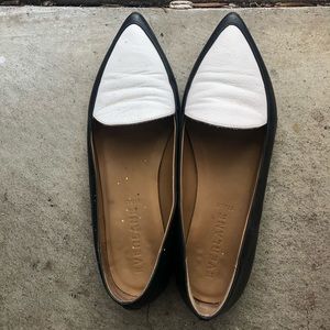 Everlane black and white Loafers shoes